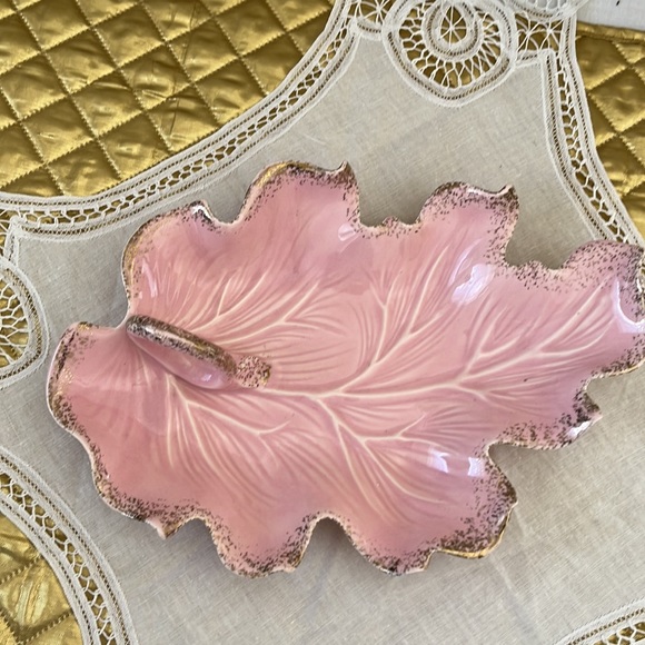 🎉HOST PICK🎉 Ceramic Leaf dish MCM California Pottery - Picture 2 of 7